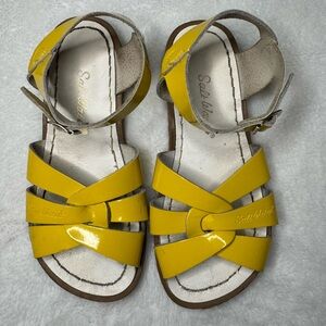 Saltwater sandals yellow Kids